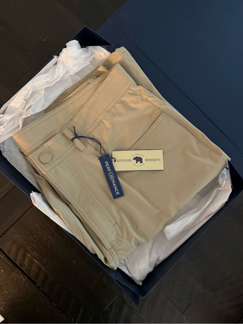 Onward Reserve Men's Performance Dress Pants - Tan